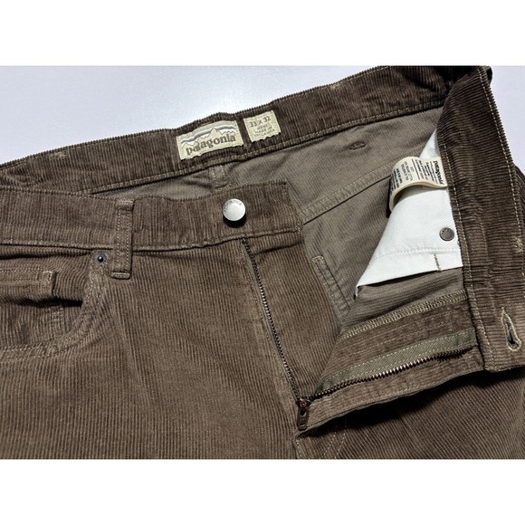 Patagoina Corduroy Pants Brown Organic Cotton Hiking Mens 33x32 (Act 33x30.5) - Picture 8 of 14